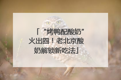 “烤鸭配酸奶”火出圈！老北京酸奶解锁新吃法