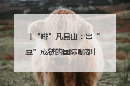“啡”凡昆山：串“豆”成链的国际咖都