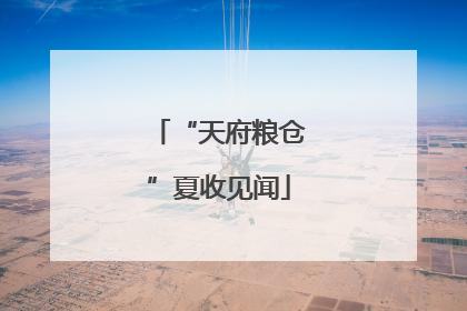“天府粮仓”夏收见闻