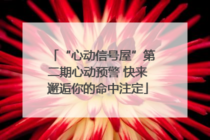 “心动信号屋”第二期心动预警 快来邂逅你的命中注定