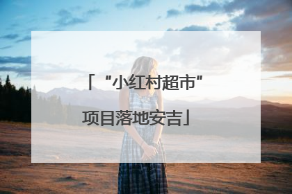 “小红村超市”项目落地安吉