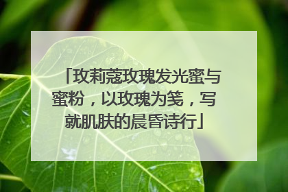 玫莉蔻玫瑰发光蜜与蜜粉，以玫瑰为笺，写就肌肤的晨昏诗行