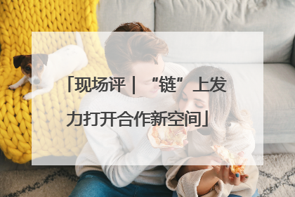 现场评｜“链”上发力打开合作新空间