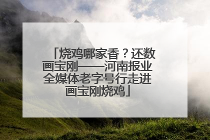 烧鸡哪家香？还数画宝刚——河南报业全媒体老字号行走进画宝刚烧鸡
