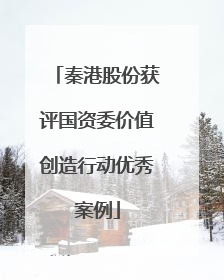 秦港股份获评国资委价值创造行动优秀案例