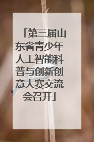 第三届山东省青少年人工智能科普与创新创意大赛交流会召开