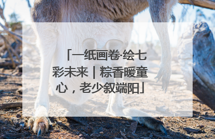 一纸画卷·绘七彩未来｜粽香暖童心，老少叙端阳
