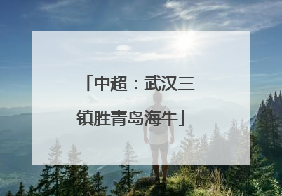 中超：武汉三镇胜青岛海牛