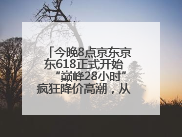 今晚8点京东京东618正式开始“巅峰28小时”疯狂降价高潮，从6月17日晚8点至6月18日24点内最便宜优惠