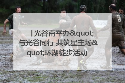 光谷南举办"与光谷同行 共筑星主场"环湖徒步活动 吸引500余名市民参与