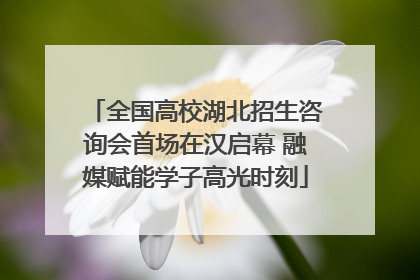 全国高校湖北招生咨询会首场在汉启幕 融媒赋能学子高光时刻