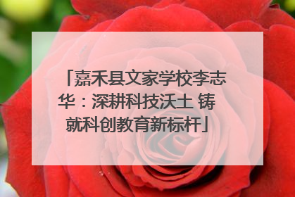 嘉禾县文家学校李志华：深耕科技沃土 铸就科创教育新标杆