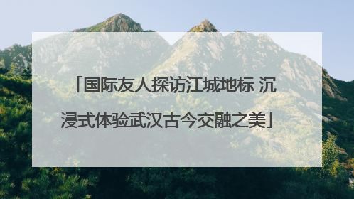 国际友人探访江城地标 沉浸式体验武汉古今交融之美