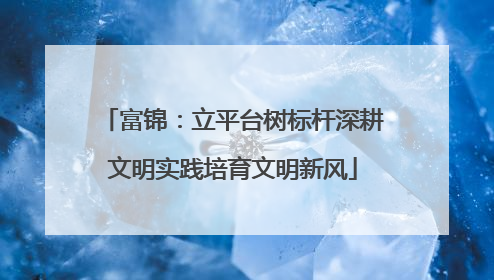 富锦：立平台树标杆深耕文明实践培育文明新风