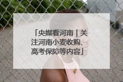 央媒看河南｜关注河南小麦收购、高考保障等内容