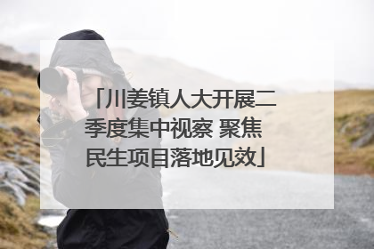 川姜镇人大开展二季度集中视察 聚焦民生项目落地见效