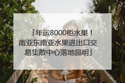 年运8000柜水果！南亚东南亚水果进出口交易集散中心落地昆明