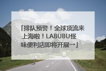 排队预警！全球顶流来上海啦！LABUBU怪味便利店即将开展→
