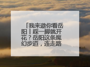 我来邀你看岳阳丨踩一脚就开花？岳阳这条魔幻步道，连走路都变得好玩！