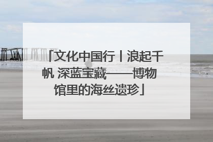 文化中国行丨浪起千帆 深蓝宝藏——博物馆里的海丝遗珍