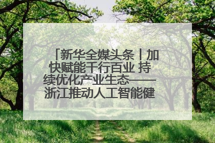 新华全媒头条丨加快赋能千行百业 持续优化产业生态——浙江推动人工智能健康有序发展观察