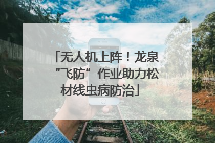 无人机上阵！龙泉“飞防”作业助力松材线虫病防治