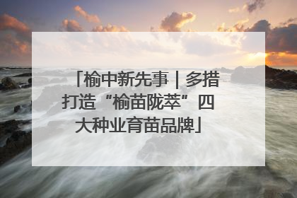 榆中新先事｜多措打造“榆苗陇萃”四大种业育苗品牌