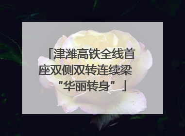 津潍高铁全线首座双侧双转连续梁“华丽转身”
