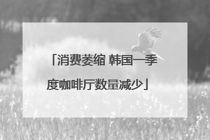 消费萎缩 韩国一季度咖啡厅数量减少