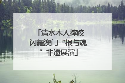 清水木人摔跤 闪耀澳门“根与魂”非遗展演
