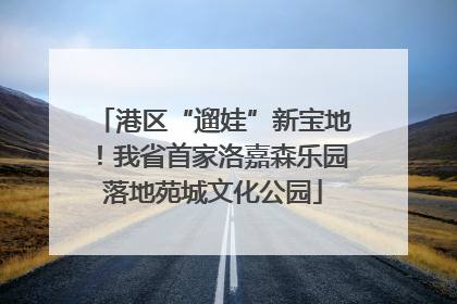港区“遛娃”新宝地！我省首家洛嘉森乐园落地苑城文化公园