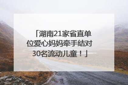 湖南21家省直单位爱心妈妈牵手结对30名流动儿童！