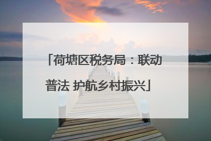 荷塘区税务局：联动普法 护航乡村振兴