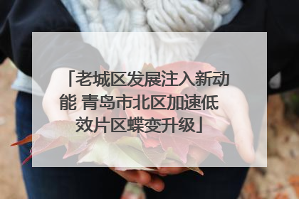 老城区发展注入新动能 青岛市北区加速低效片区蝶变升级