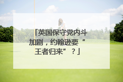 英国保守党内斗加剧，约翰逊要“王者归来”？