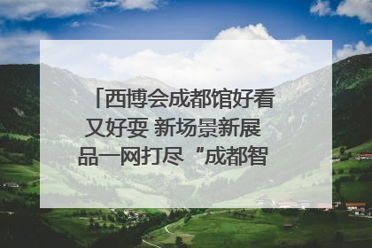西博会成都馆好看又好耍 新场景新展品一网打尽“成都智造”｜西博视界