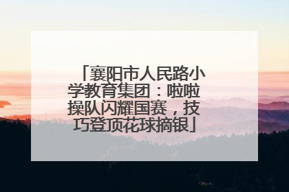 襄阳市人民路小学教育集团：啦啦操队闪耀国赛，技巧登顶花球摘银