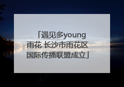 遇见多young雨花 长沙市雨花区国际传播联盟成立