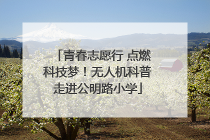 青春志愿行 点燃科技梦！无人机科普走进公明路小学