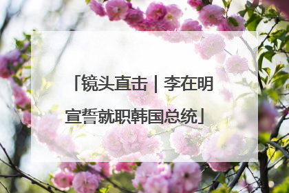 镜头直击｜李在明宣誓就职韩国总统