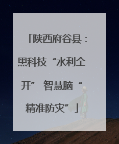 陕西府谷县：黑科技“水利全开” 智慧脑“精准防灾”