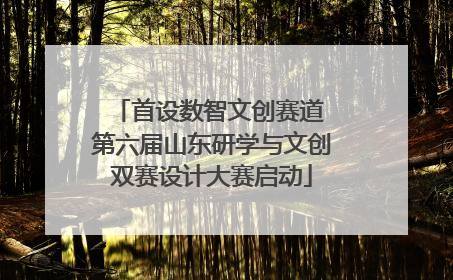 首设数智文创赛道 第六届山东研学与文创双赛设计大赛启动