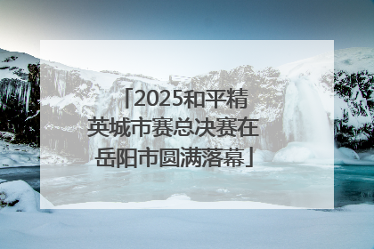 2025和平精英城市赛总决赛在岳阳市圆满落幕