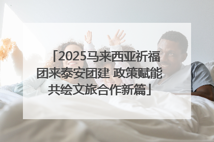2025马来西亚祈福团来泰安团建 政策赋能共绘文旅合作新篇